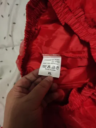 Tutú rojo de tul para mujer