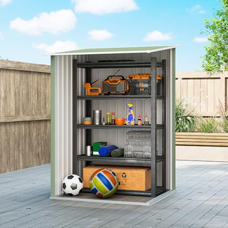 Casetta da Giardino 0.92m² in Acciaio Zincato, Cap