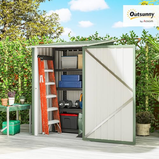 Casetta da Giardino 0.92m² in Acciaio Zincato, Cap