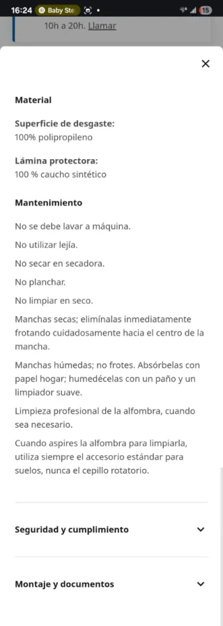 Tappeto per corridoio - IKEA VONSBÄK - blu