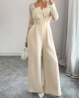 Mono beige mangas transparentes. Shein. XL/44