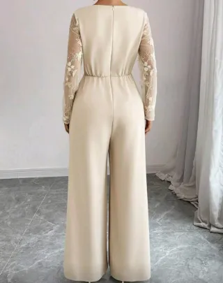 Mono beige mangas transparentes. Shein. XL/44