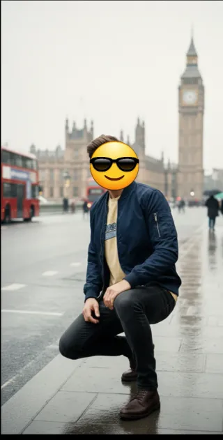 Chaqueta bomber Fila azul Talla L