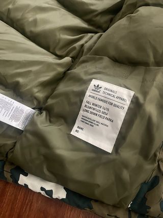 Plumas Adidas Camuflaje descatalogado