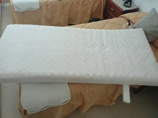 Cama infantil KRITTER 70x160 cm blanca barandilla