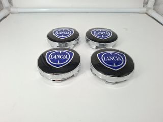 4 Coprimozzi Lancia 60mm Nuovi