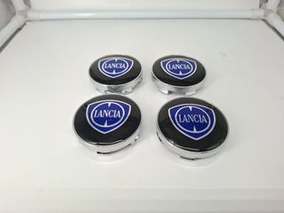 4 Coprimozzi Lancia 60mm Nuovi