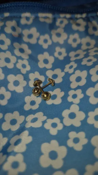 Pendientes Oro 18k Bolas