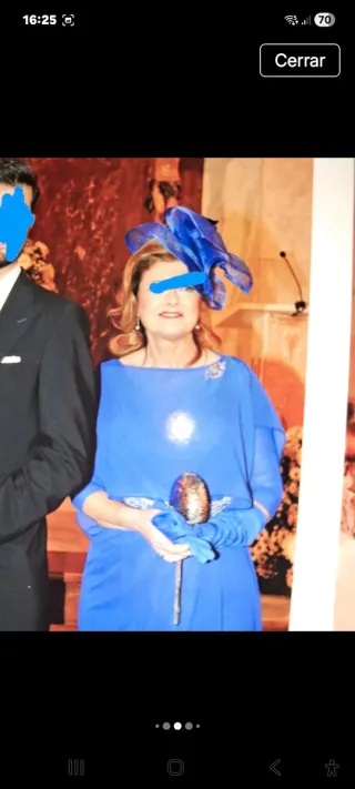 Tocado azul Klein Rosa Clará