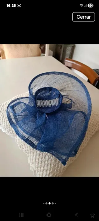 Tocado azul Klein Rosa Clará