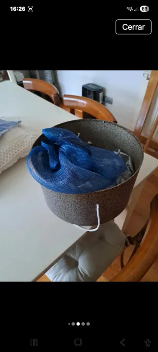 Tocado azul Klein Rosa Clará