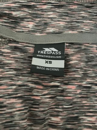 Trespass Top Senderismo Media Cremallera