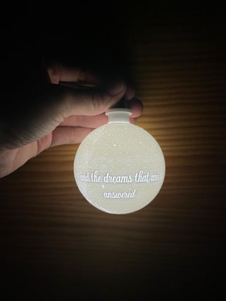 Bola Navidad Acotar con luz