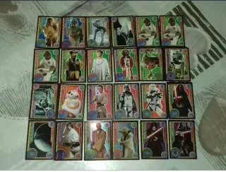 Star Wars El camino de los Jedi. Cartas cromos