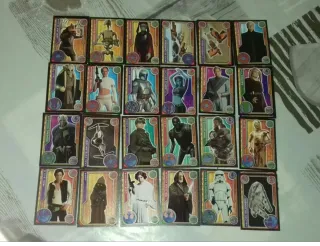 Star Wars El camino de los Jedi. Cartas cromos