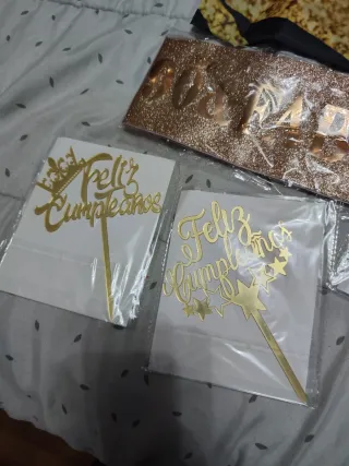 Set 90 Cumpleaños Corona y Banda