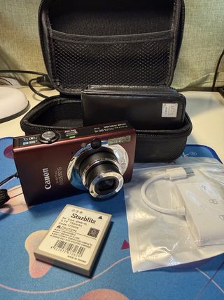 Canon Ixus 80 IS + Adaptador