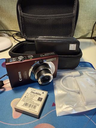 Canon Ixus 80 IS + Adaptador