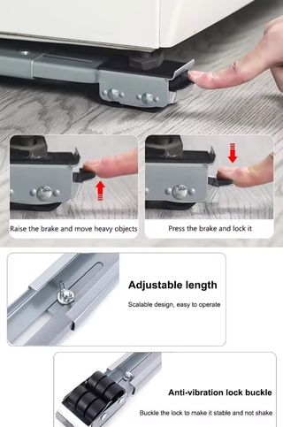 Base Per Lavatrice Asciugatrice Mobile Carrello