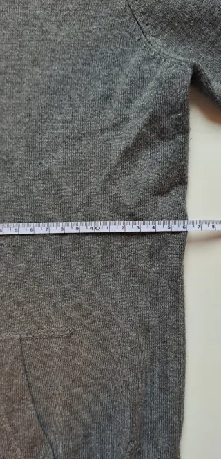 Maglioncino misto cashmere grigio tg. L