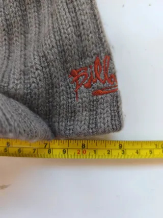 Gorra de lana gris Billabong original invierno