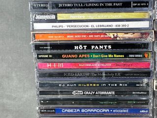 Lote 84 CDs Rock, Metal, Jazz, Latin, BSO