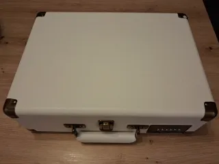 Tocadiscos Maletín Blanco y Negro nuevo