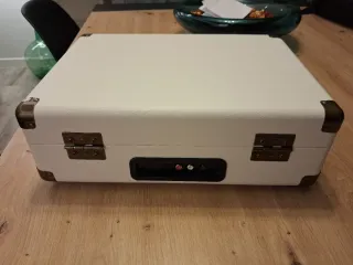 Tocadiscos Maletín Blanco y Negro nuevo