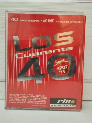 Los Cuarenta 40 - 2 musicassette Compilation 2001
