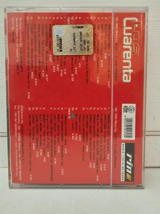 Los Cuarenta 40 - 2 musicassette Compilation 2001