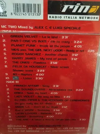 Los Cuarenta 40 - 2 musicassette Compilation 2001