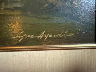 Cuadro JL López Ayerdi Paisaje