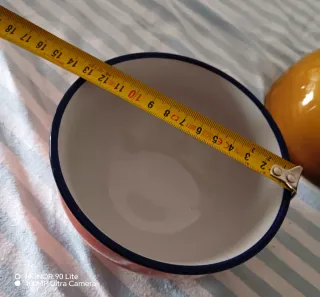 Set 3 Ciotole Ceramica Vintage Colorate