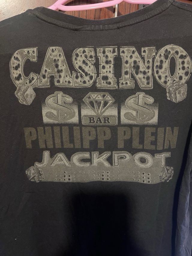 Camiseta Philipp Plein Casino Skull Jackpot