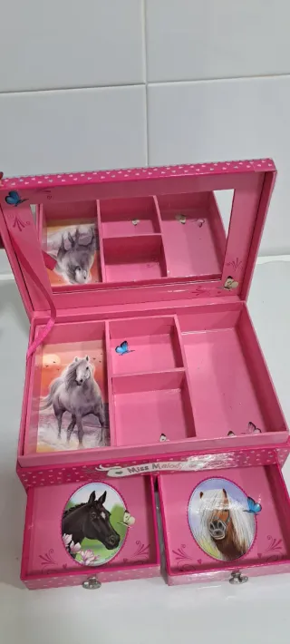 Joyero infantil Miss Melody caballos