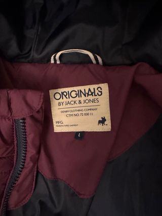 Plumifero Jack & Jones Talla L granate