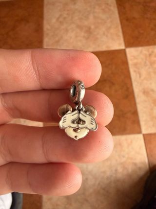 Pandora Charms Mickey Mouse Oro Rosa y Plata