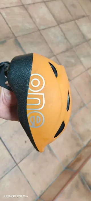 Casco bici infantil naranja