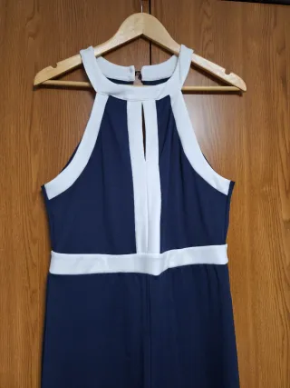 Mono Shein azul marino y blanco Talla XL/44