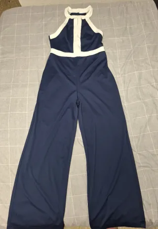 Mono Shein azul marino y blanco Talla XL/44