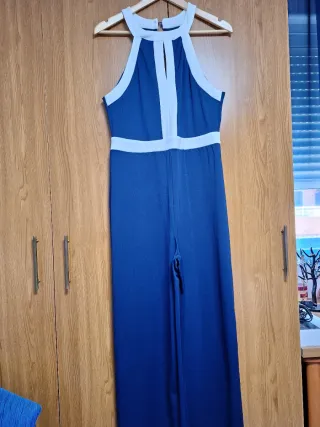 Mono Shein azul marino y blanco Talla XL/44