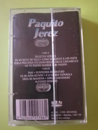 Cassette Paquito Jerez - Lo Mejor de la Copla
