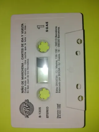 Cassette Paquito Jerez - Lo Mejor de la Copla