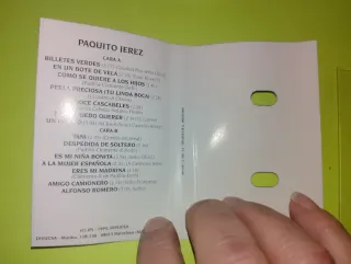 Cassette Paquito Jerez - Lo Mejor de la Copla