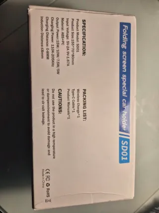 Cargador Inalámbrico Coche Soporte