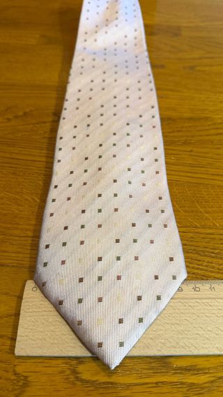 Corbata Zara Rosa con Puntos
