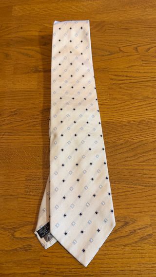 Corbata Zara Rosa con Puntos