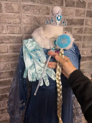 Costume bambina Principessa Elsa Frozen Tg 140