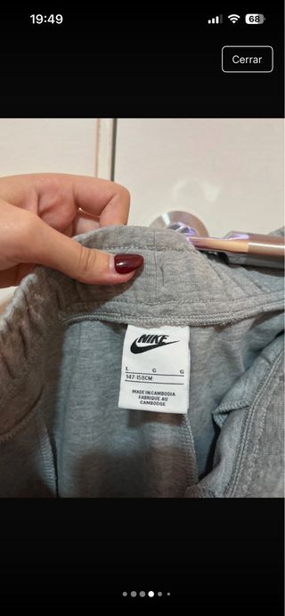 Pantalón Nike Tech Gris Niño