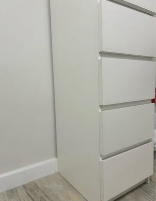 Cómoda 6 cajones blanca